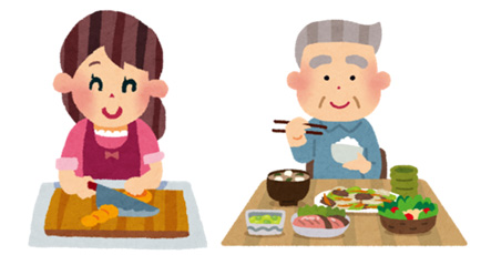 生活援助のイラスト