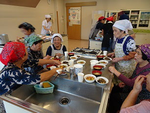 食事の写真