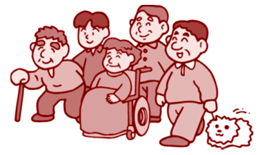家族のイラスト